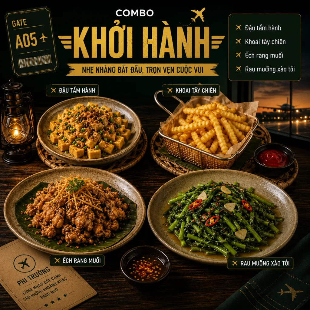 Combo khởi hành