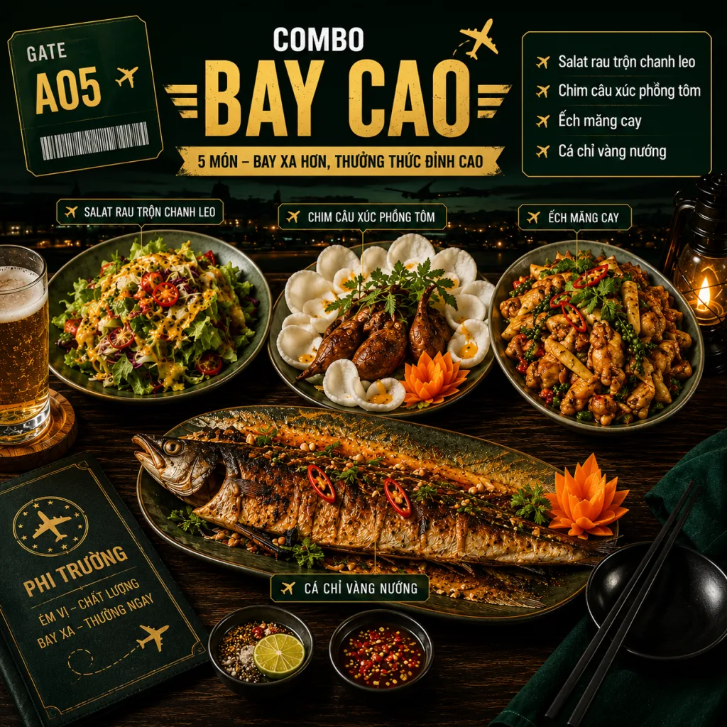 Combo bay cao