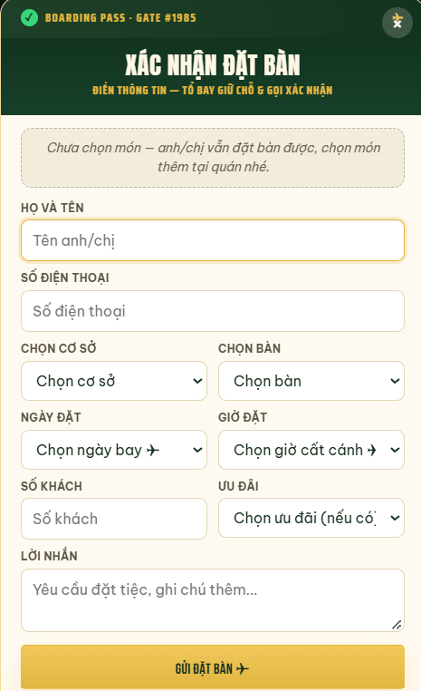 Đặt bàn cuối tuần thế nào cho chắc?